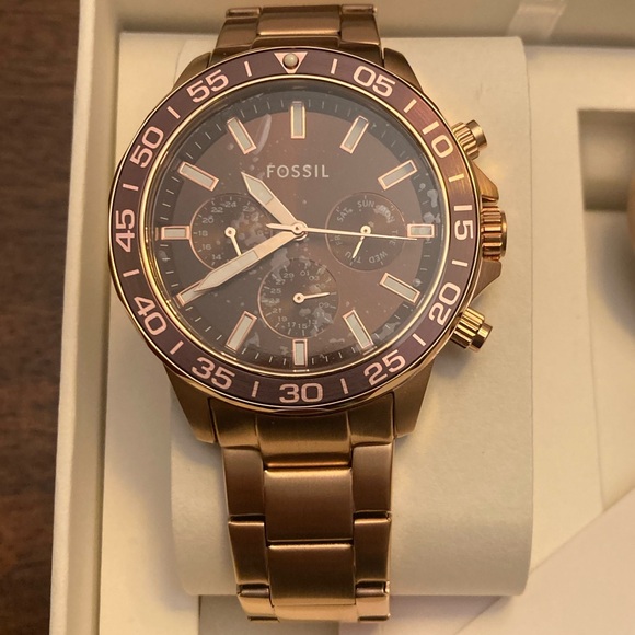 ☕️🎇Fossil Rose Gold & Rich Bronze Watch - Picture 2 of 2